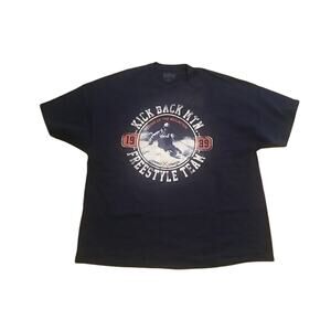 Relax Kick Back Mens Shirt "King Of The Mountain 1989" Navy Blue Size 3XL